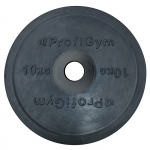 Диск «PROFIGYM» олимпийский (d=51мм) обрезиненный 1,25-25 кг, черный PowerGym